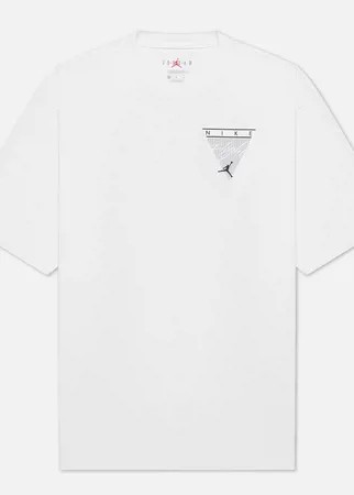 Мужская футболка Jordan Flight Essentials Washed GFX, цвет белый, размер S