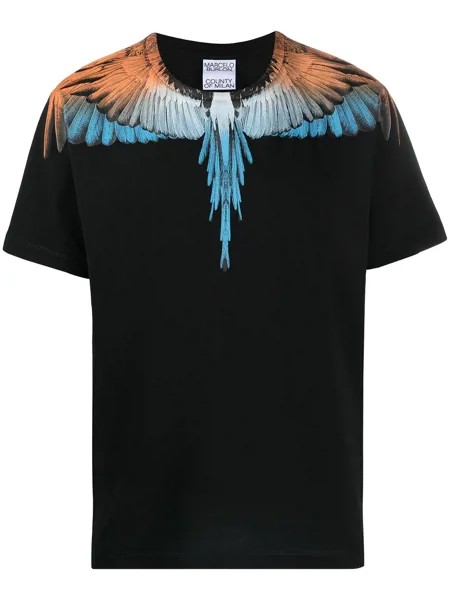 Marcelo Burlon County of Milan футболка Wings с круглым вырезом