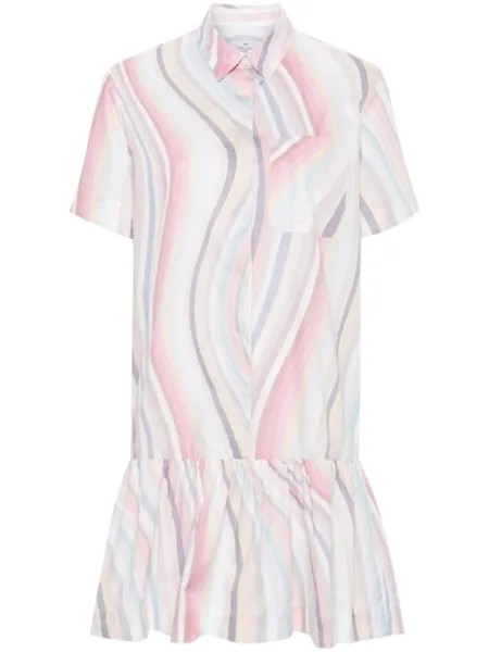 PS Paul Smith платье-рубашка Swirl, розовый