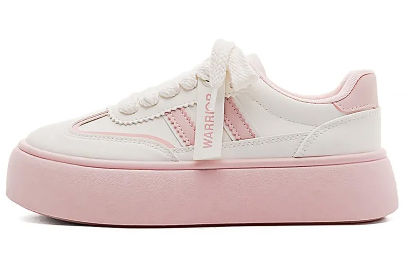 Кроссовки WARRIOR Skateboarding Shoes Women's Low-top, бежевый