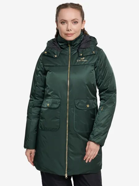Куртка утепленная женская Glissade, Зеленый