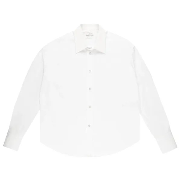 Рубашка Alexander McQueen Poplin Shirt, белый
