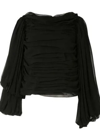 Comme Des Garçons блузка со сборками