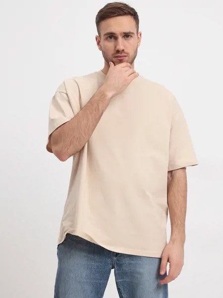 Футболка мужская Ticle T-shirt М бежевая S