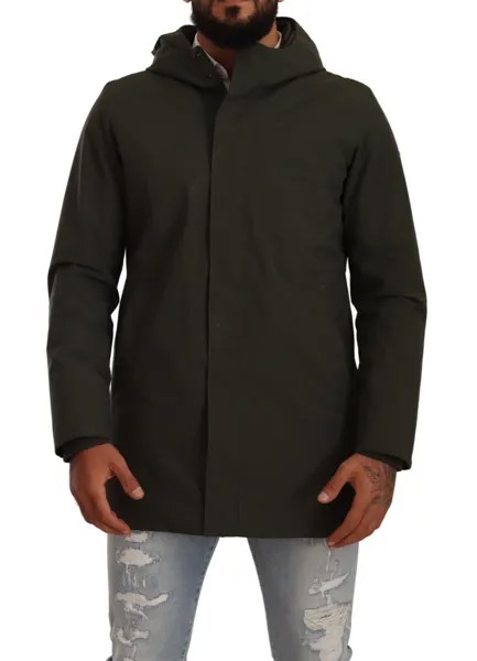Куртка MUSEUM, черная ветровка с капюшоном и полной молнией, мужское пальто IT50/US40/L Рекомендуемая розничная цена 350 долларов США