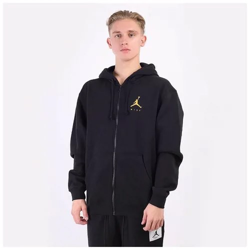 Толстовка Jordan Jumpman Full-Zip Fleece размер L, черный