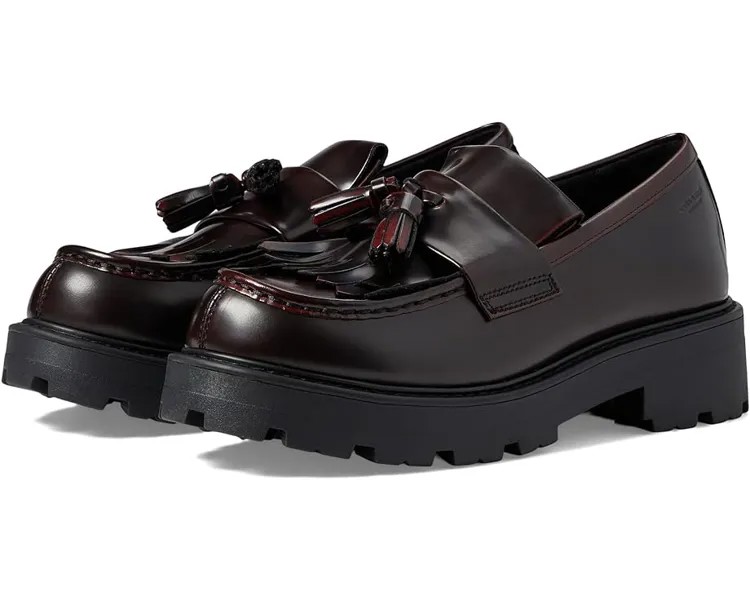 Лоферы Vagabond Shoemakers Cosmo 2.0 Polished Leather Loafer, цвет Dark Bordo
