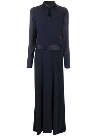Jean Paul Gaultier Pre-Owned платье макси с поясом