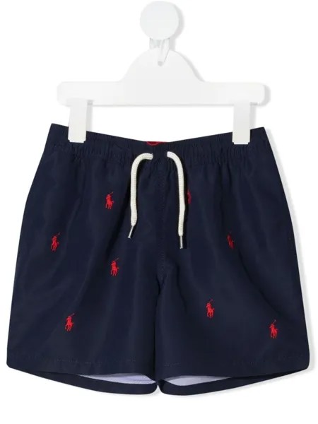 Ralph Lauren Kids плавки-шорты с вышитым логотипом