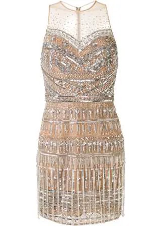 Zuhair Murad декорированное платье мини из тюля