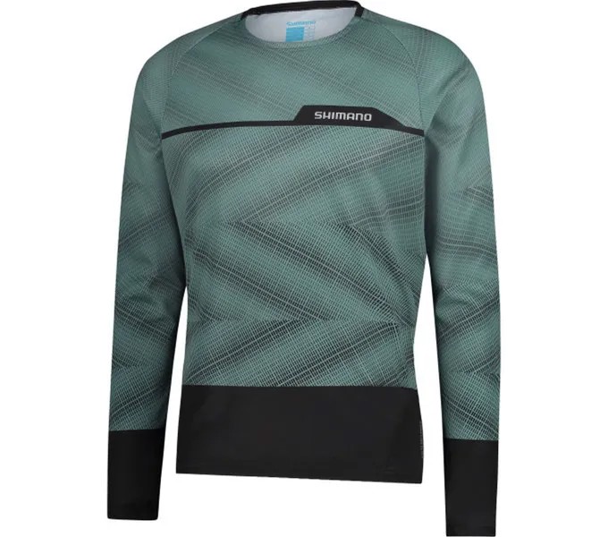 Рубашка SHIMANO Long Sleeve Jersey MYOKO L.S., зеленый