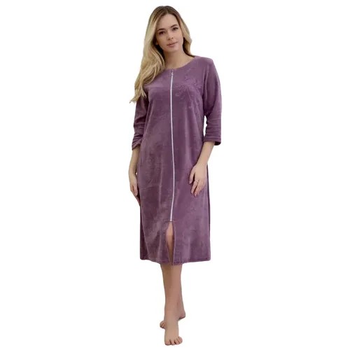Халат  Lika Dress, размер 58, фиолетовый
