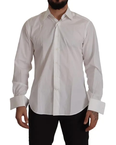 Рубашка PAUL - SHARK Белая хлопковая рубашка на пуговицах с длинными рукавами 40/15,75 долларов США/м Рекомендуемая розничная цена 400 долларов США
