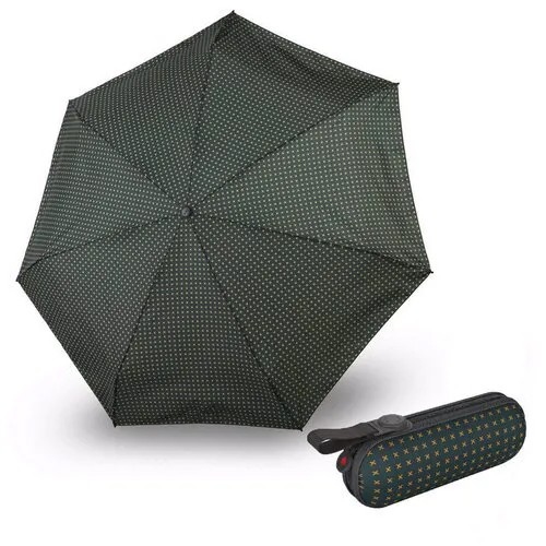 Зонт Knirps механический X1 6010 2CROSS GREEN ECOREPEL 95 6010 8485
