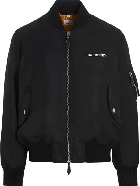 Бомбер Burberry Gillian Camp Bomber 'Black', черный