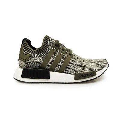 Мужские легкие летние кроссовки Adidas NMD_R1 Primeknit Khaki Comfy AQ0929