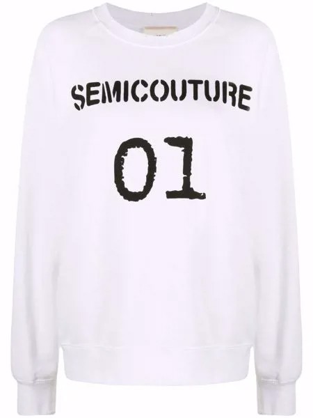 Semicouture толстовка Semicouture 01 с принтом