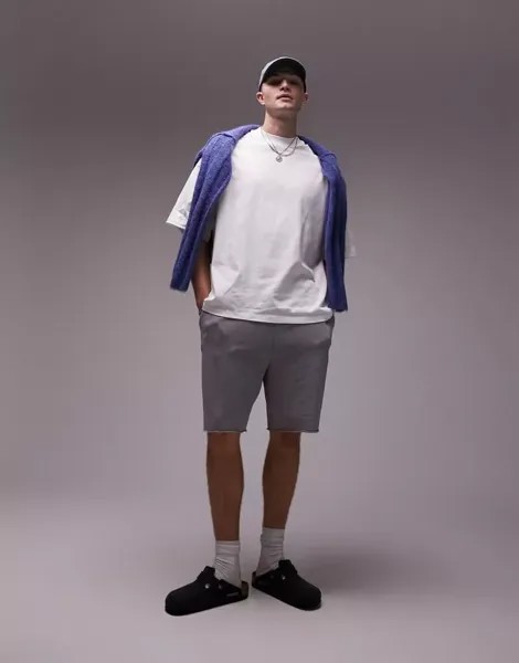 Белая футболка Topman очень объемного кроя