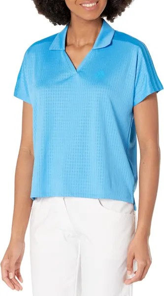 Рубашка-поло с 3 полосками adidas, цвет Pulse Blue