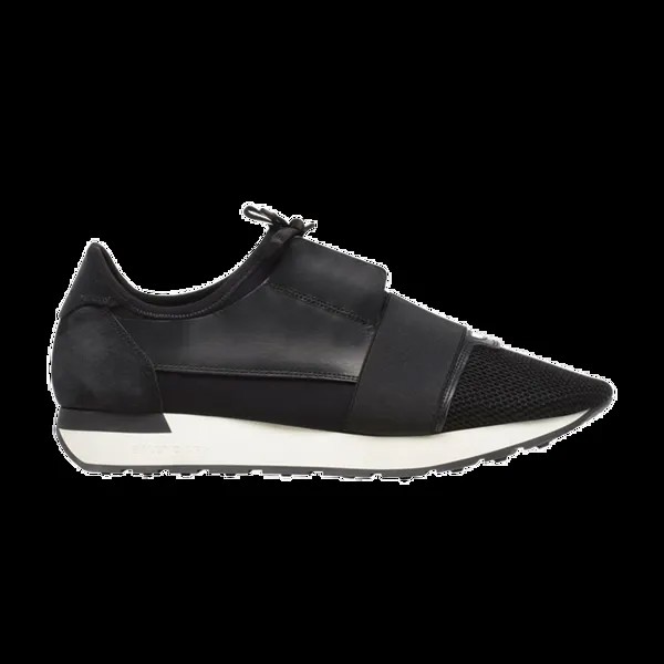 Кроссовки Balenciaga Race Runner 'Black', черный