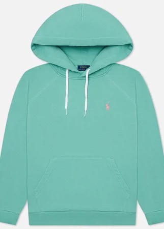 Женская толстовка Polo Ralph Lauren Polo Pony Mini Logo Hoodie, цвет зелёный, размер XS