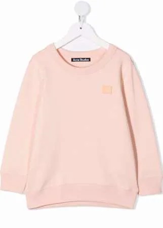 Acne Studios Kids толстовка с нашивкой-логотипом