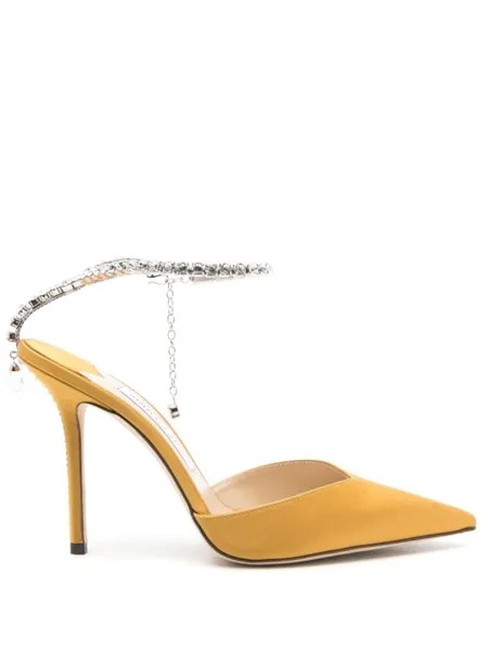Jimmy Choo туфли Saeda 100, желтый