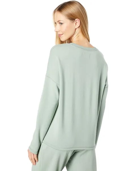 Толстовка Madewell MWL Superbrushed Easygoing Sweatshirt, цвет Frosted Willow