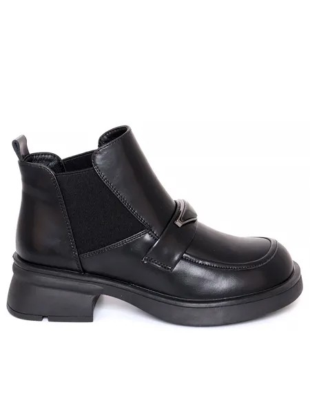 Ботинки Bonavi женские демисезонные, размер 36, цвет черный, артикул 32V3-21-101