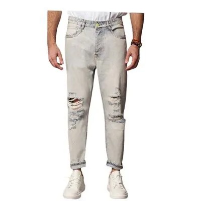 Мужские джинсы WARREN WEBBER Модель Carrot Fit WW9513PT с ремешком E2023