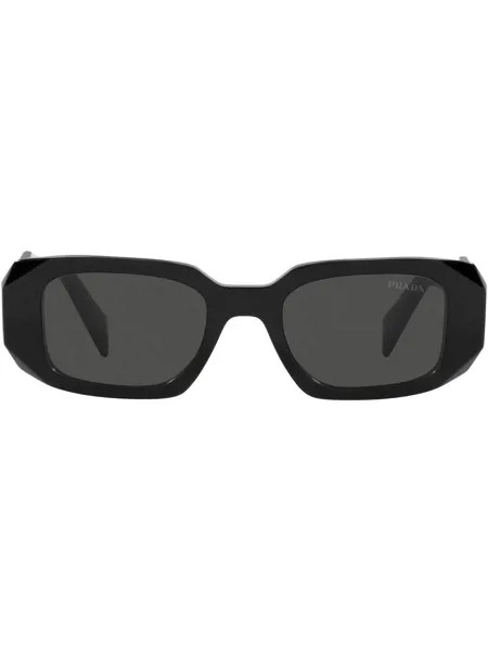 Prada Eyewear солнцезащитные очки Runway в геометричной оправе