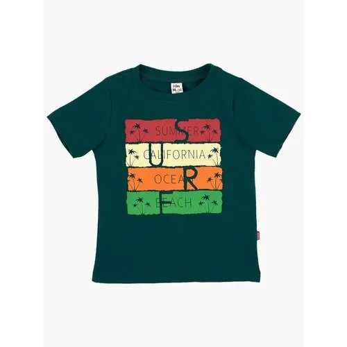 Футболка Mini Maxi, размер 92, зеленый
