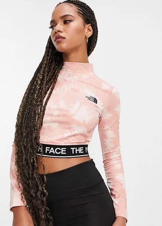 Розовый укороченный лонгслив The North Face Nekku Perf – эксклюзивно для ASOS-Розовый цвет