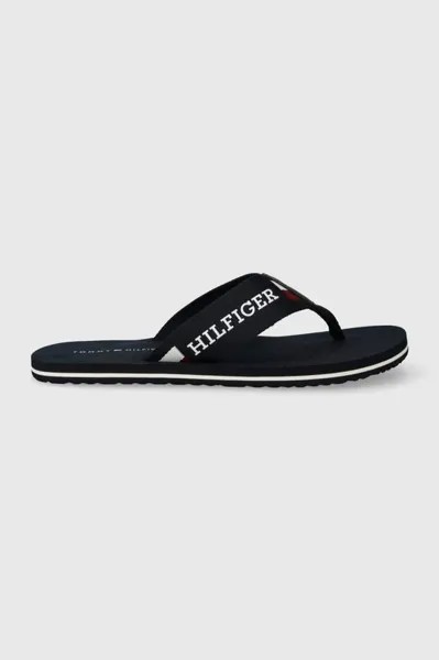 Шлепанцы CORPORATE MONOTYPE BEACH SANDAL Tommy Hilfiger, темно-синий