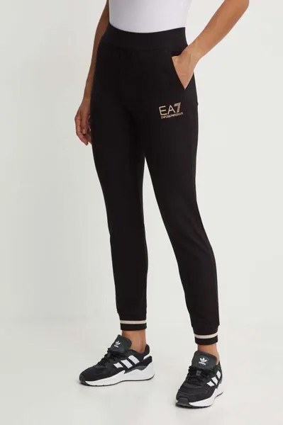 Спортивные штаны EA7 Emporio Armani, черный