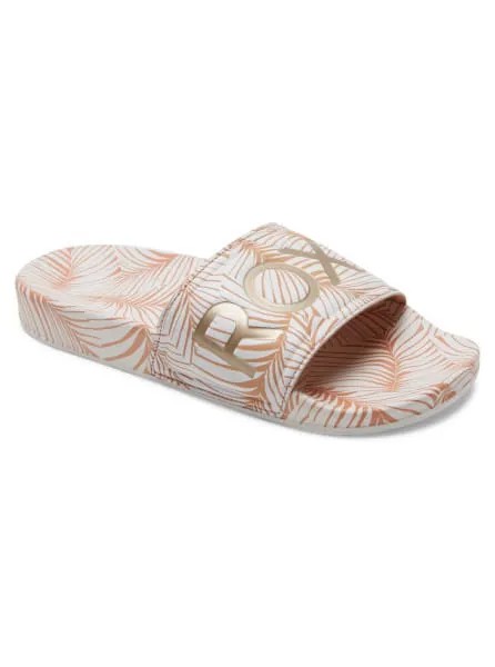 Сланцы женские Roxy ARJL101011 белые 8.5 US