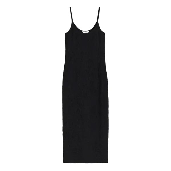Платье N&M Crinkled Jersey, черный