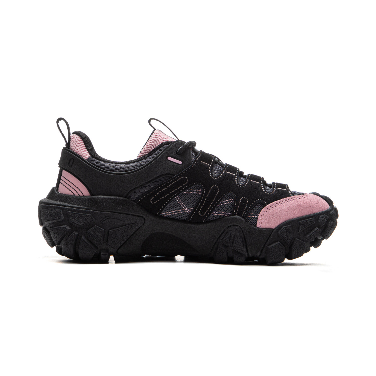 Кроссовки LINING Dunes Lifestyle Shoes Women's Low-top Black/Pink, черный/розовый