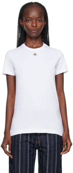 Белая футболка Vivienne Westwood Orb Peru