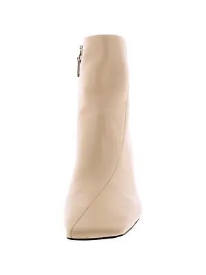 SIGERSON MORRISON Женские кожаные ботильоны на блочном каблуке Ervin мальто-бежевого цвета 38,5