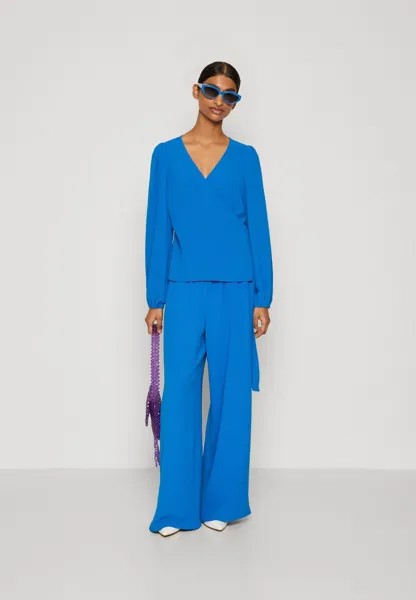 Блузка Vmalva Wrap Vero Moda, светло-синийка