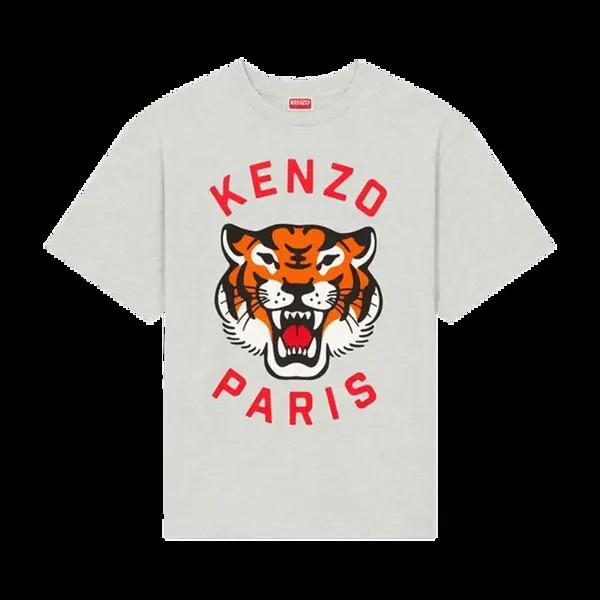 Футболка Kenzo Lucky Tiger Oversize 'Midnight Blue', синий