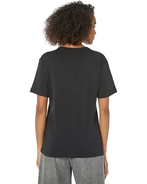 Футболка Chaser Cotton Jersey Short Sleeve Crew Tee, реальный черный