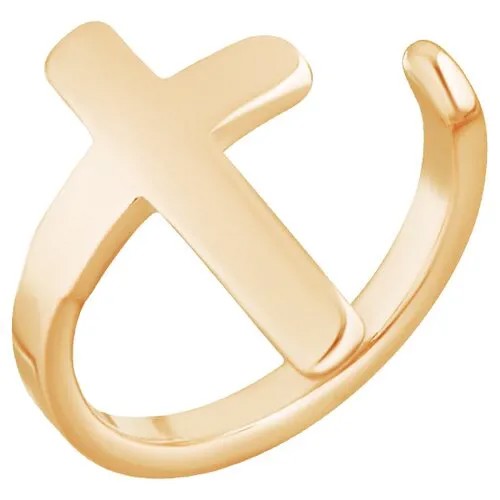 Серьги одиночные Ювелир Карат, золочение, золотой