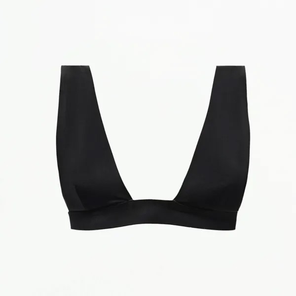 Бюстгальтер Zara Polyamide Blend Triangle, черный