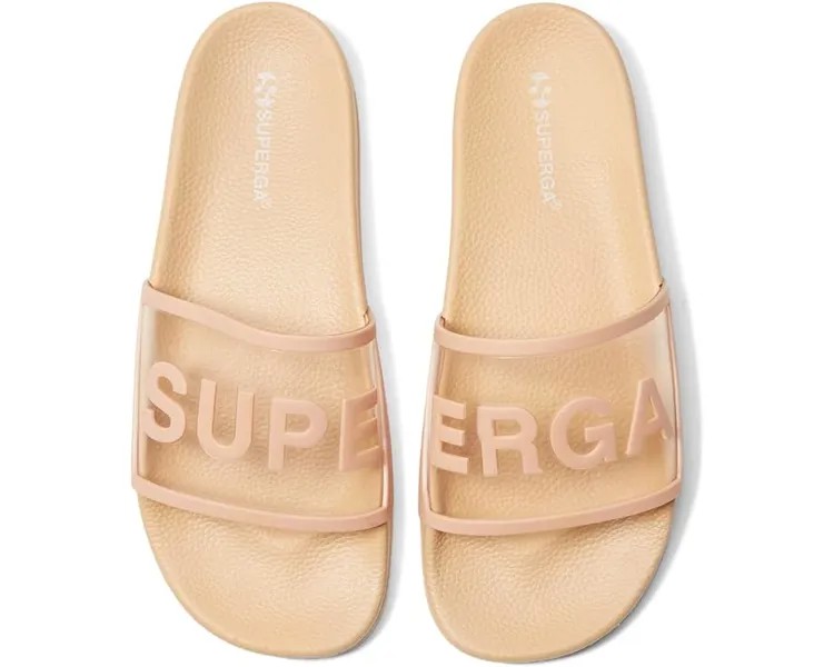 Сандалии Superga 1908 Slides Clear Identity, цвет Dusty Orange