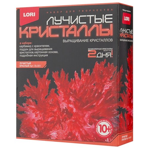 Набор для исследований LORI Лучистые кристаллы красный