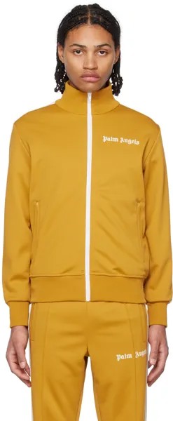 Желтая классическая спортивная куртка Palm Angels
