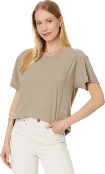 Футболка Lilla P Short Sleeve Pocket Tee, цвет Driftwood