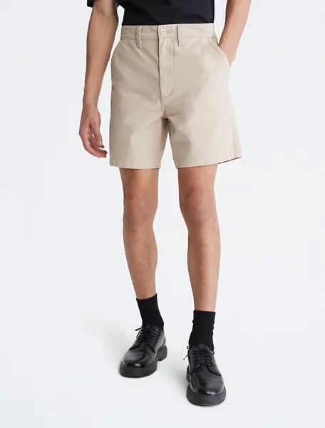 Универсальные 7-дюймовые шорты чинос Calvin Klein